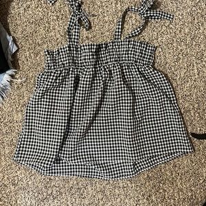 H&M Gingham top